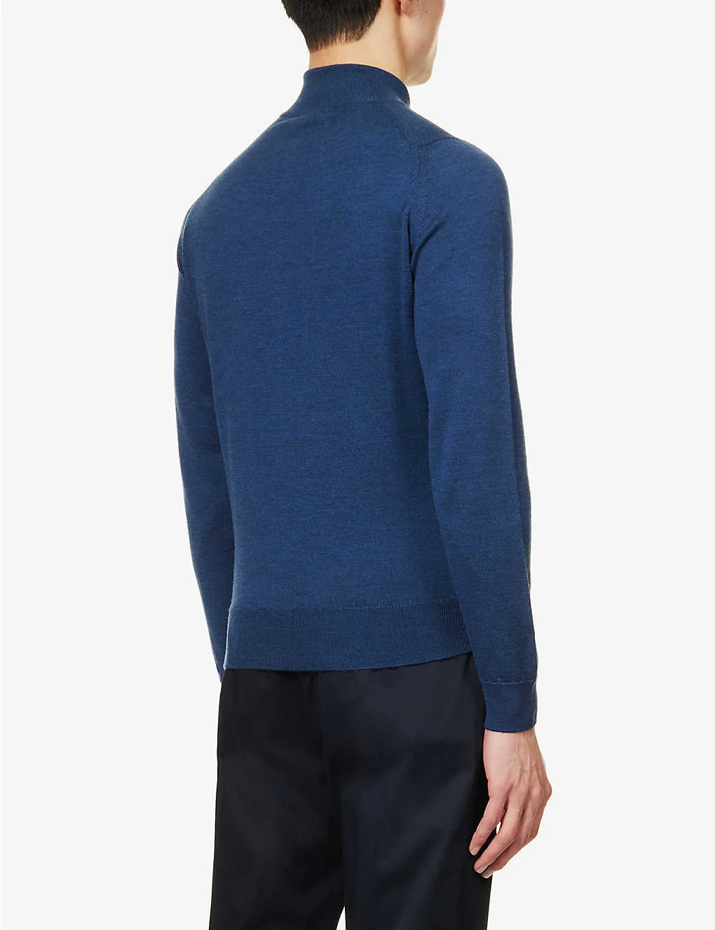 JOHN SMEDLEY Zipped Merino-wool Cardigan - Image 5