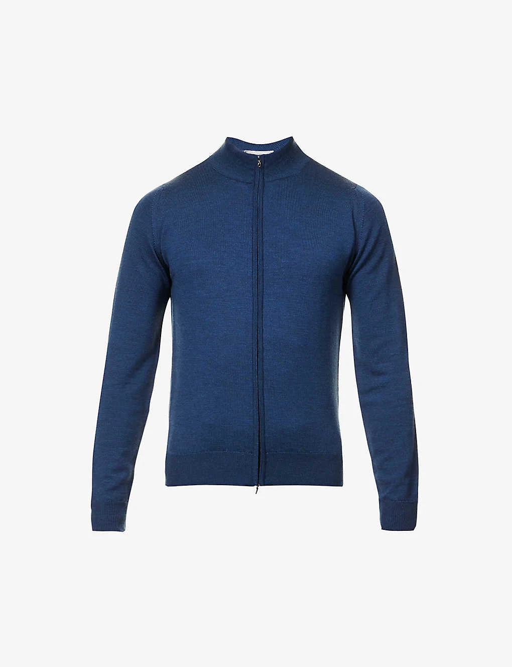 JOHN SMEDLEY Zipped Merino-wool Cardigan - Image 2
