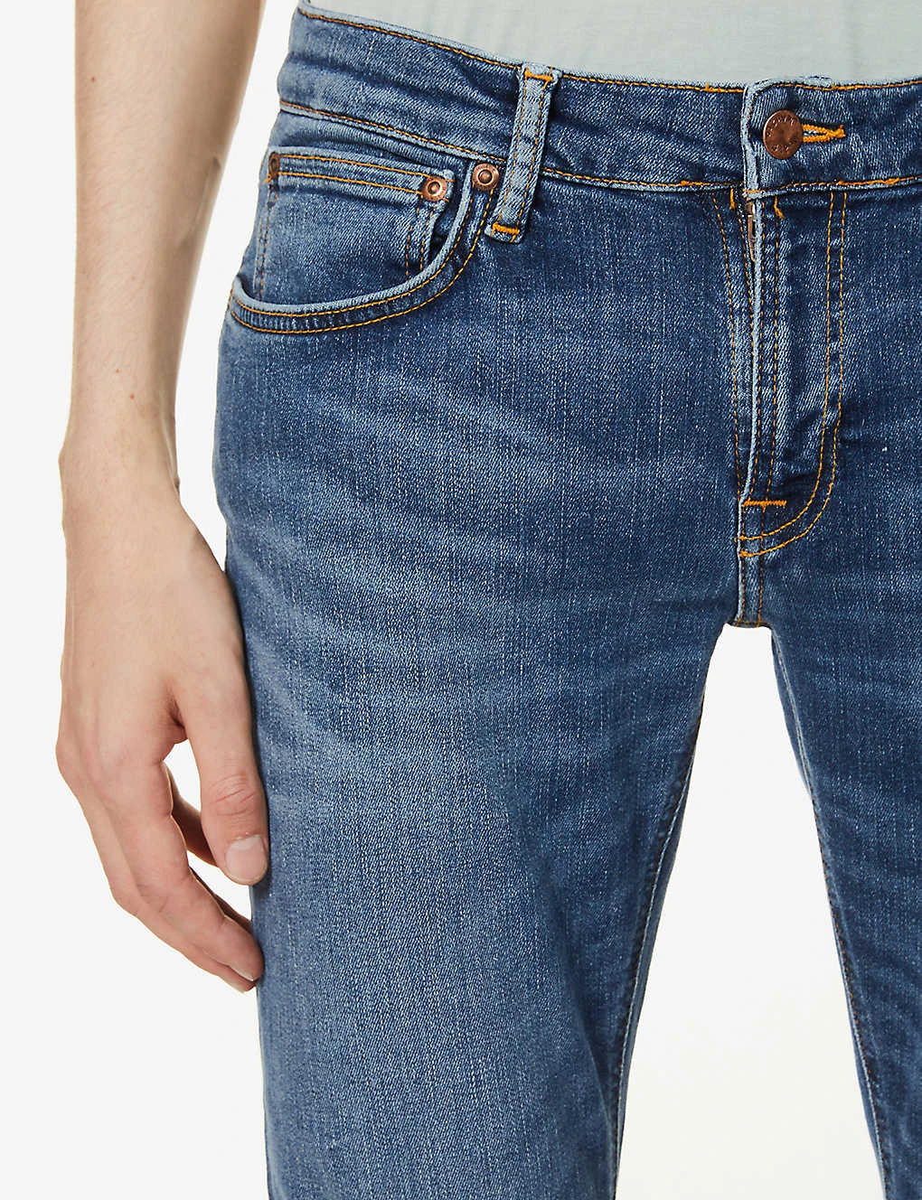 Nudie Jeans Skinny Lin Tapered Jeans - Image 5