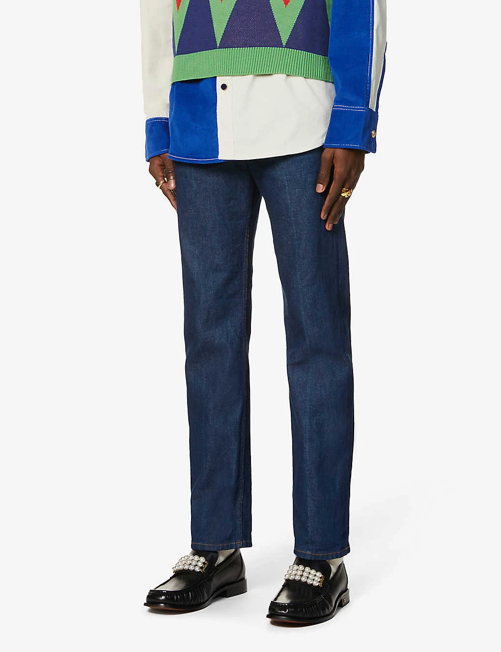 Gucci Straight Mid-rise Denim Jeans - Image 3