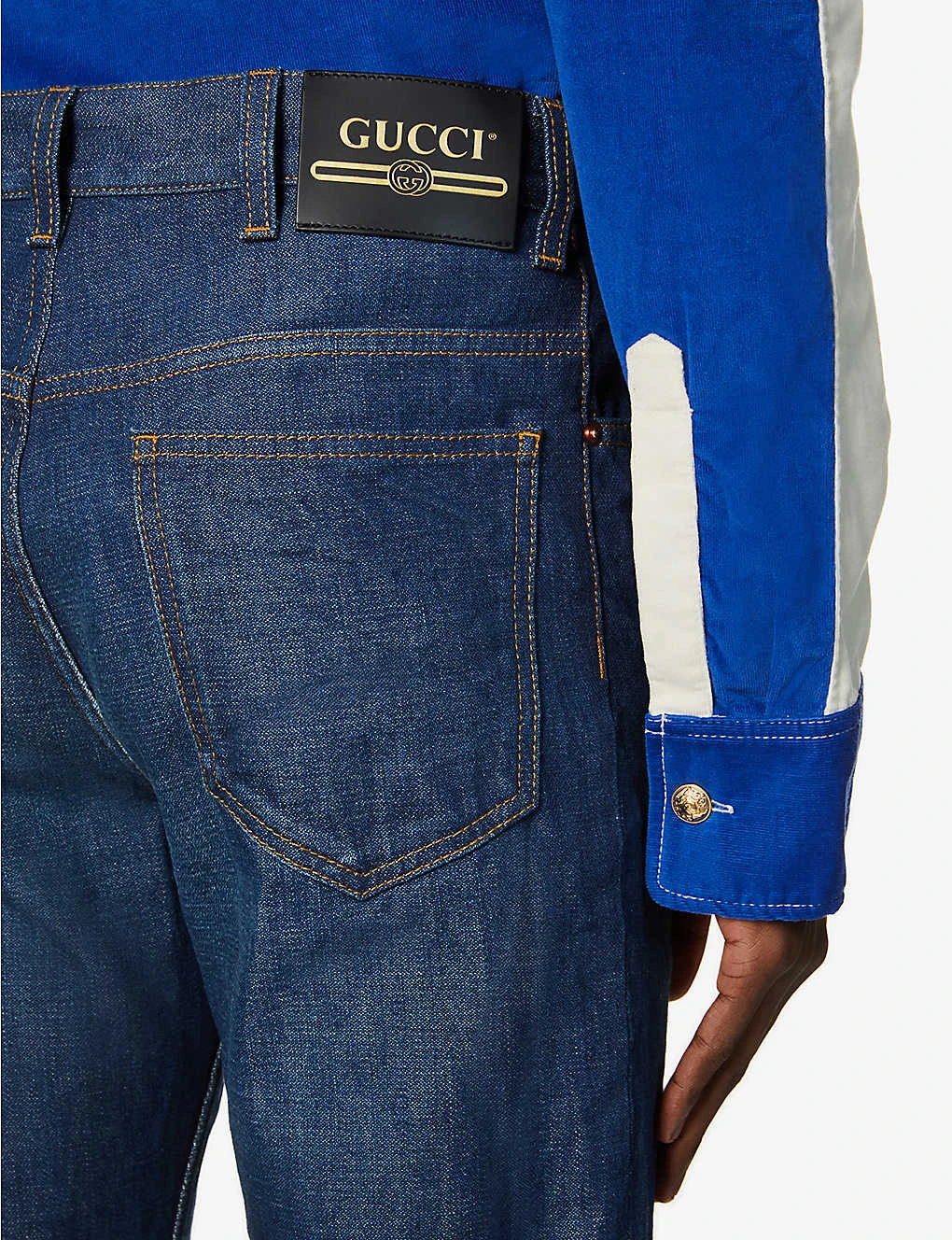 Gucci Straight Mid-rise Denim Jeans - Image 5