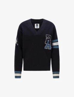 BOSS X Russell Athletic Collegiate-inspired Wool Sweatshirt