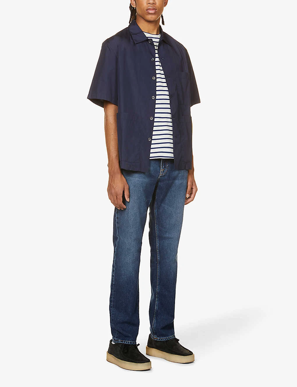 Nudie Jeans Gritty Jackson Regular-fit Straight-leg Denim Jeans - Image 2