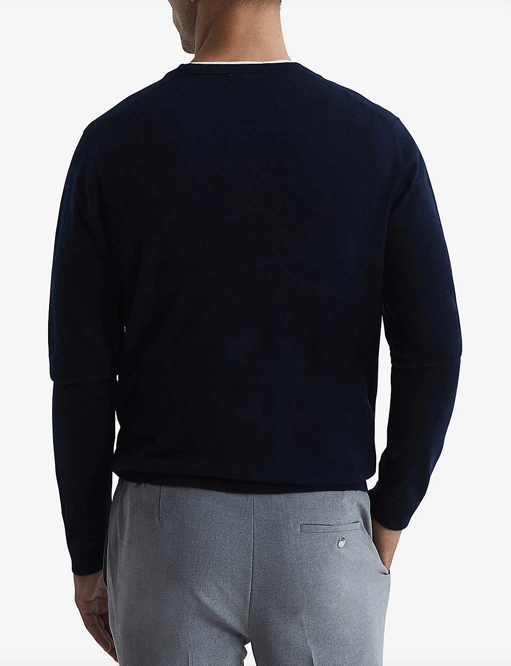 Reiss Wessex Crewneck Merino-wool Jumper - Image 4
