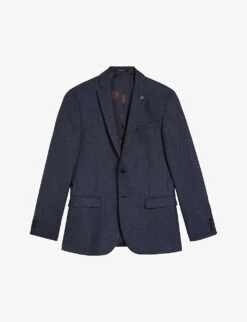 Ted Baker Cleejs Textured Wool-blend Suit Jacket