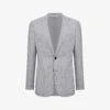 Reiss Lindhurst Checked Single-breasted Woven Blazer