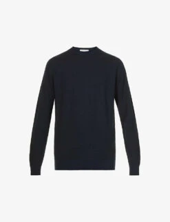 JOHN SMEDLEY Crewneck Wool Sweatshirt