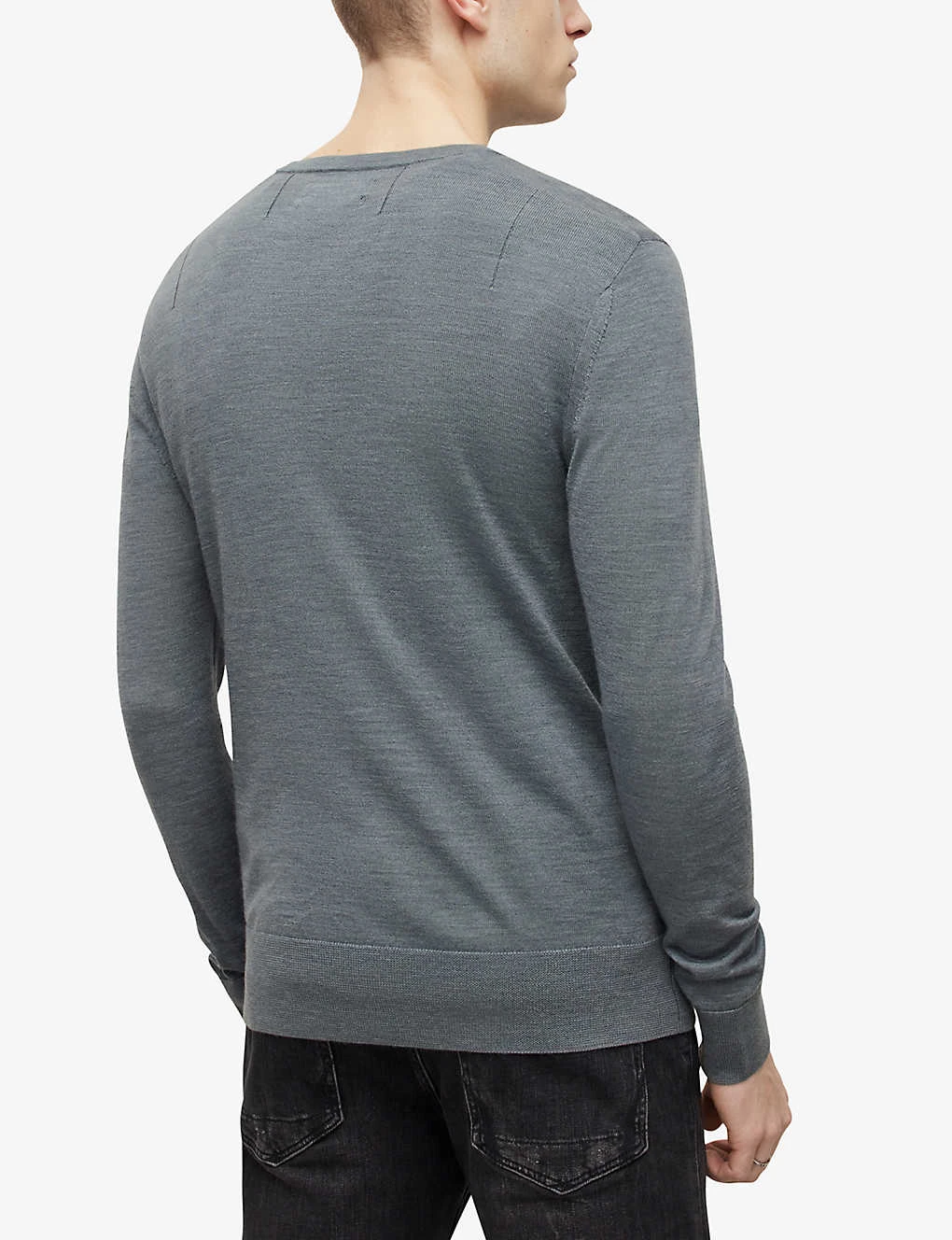 AllSaints Mode Ramskull-embroidered Wool Jumper - Image 4