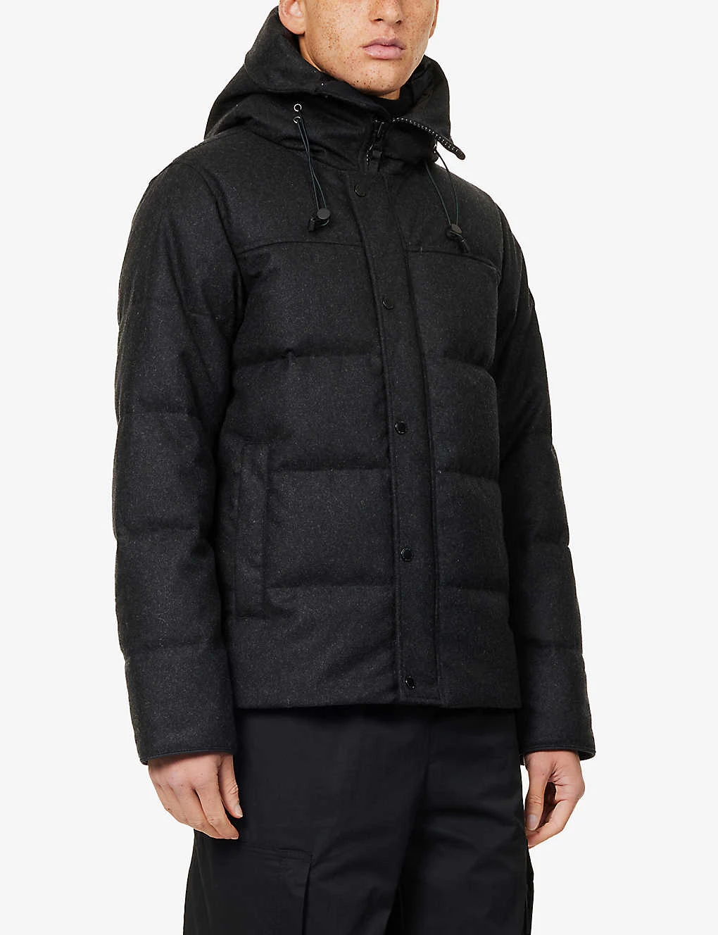 Canada Goose Macmillan Brand-patch Relaxed-fit Recycled-wool Blend-down Hooded Parka - Image 3