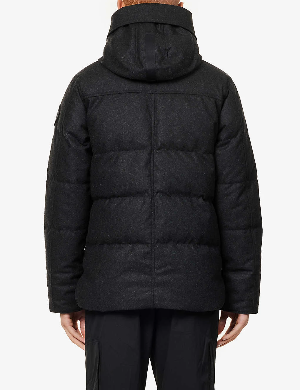 Canada Goose Macmillan Brand-patch Relaxed-fit Recycled-wool Blend-down Hooded Parka - Image 4
