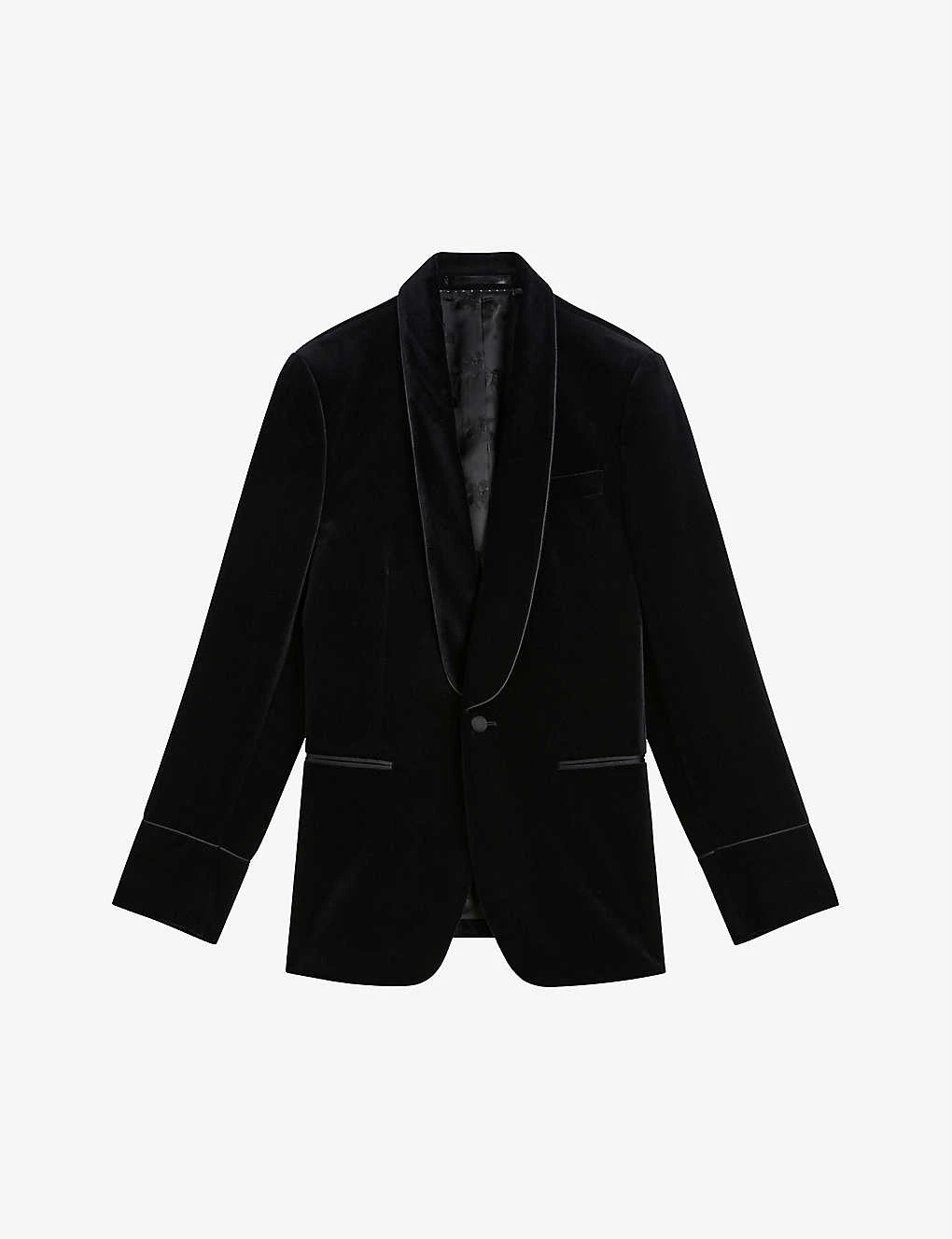 Ted Baker Iwade Slim-fit Velvet Blazer