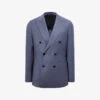 Reiss Marquee Double-breasted Wool-blend Blazer