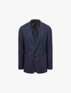 Reiss Keep Single-breasted Wool-blend Blazer
