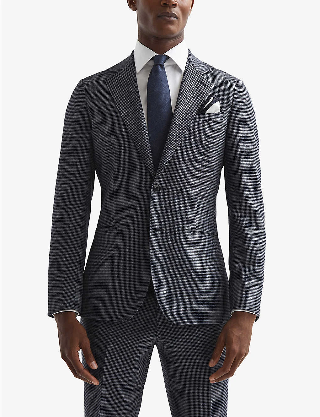 Reiss Leadenhall Single-breasted Wool Blazer - Image 3