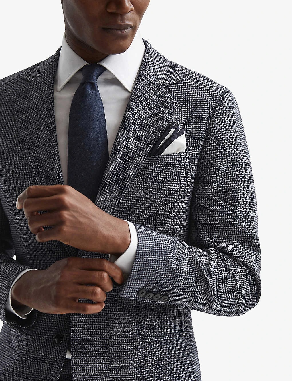 Reiss Leadenhall Single-breasted Wool Blazer - Image 6