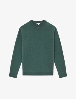 Reiss Prague Crewneck Merino Wool-blend Jumper
