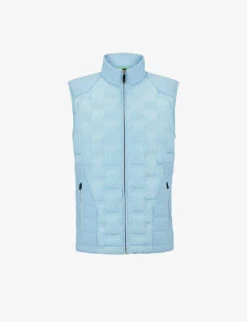 Boss Logo-embellished Quilted Regular-fit Shell-down Gilet