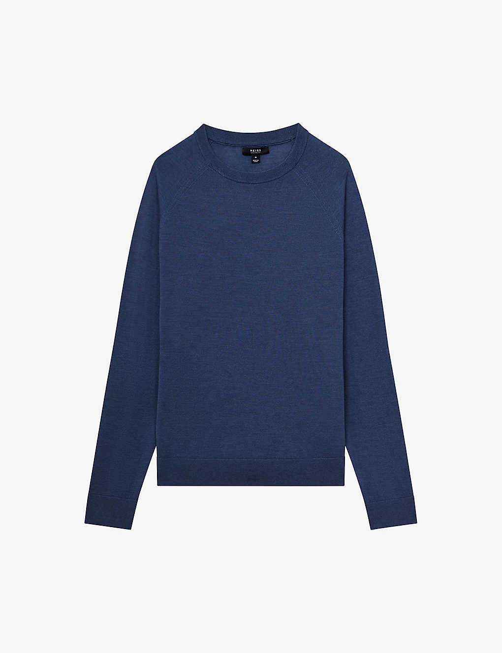 Reiss Tinto Fine-knit Wool And Silk-blend Jumper