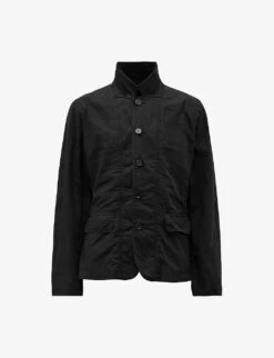 AllSaints Duran Wax-coated Organic-cotton Jacket