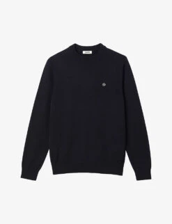 Sandro Logo-embroidered Wool Jumper