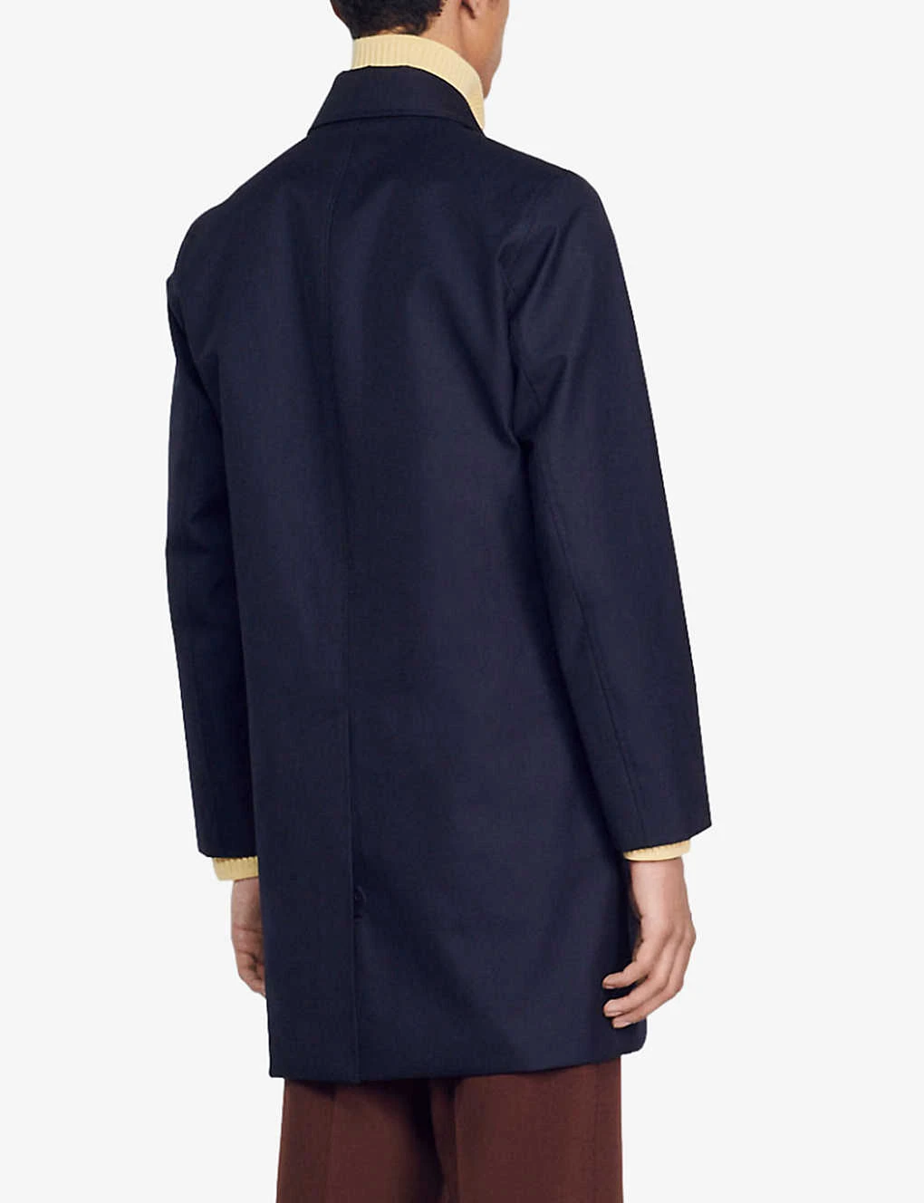 Sandro Collared Waterproof Shell Coat - Image 4