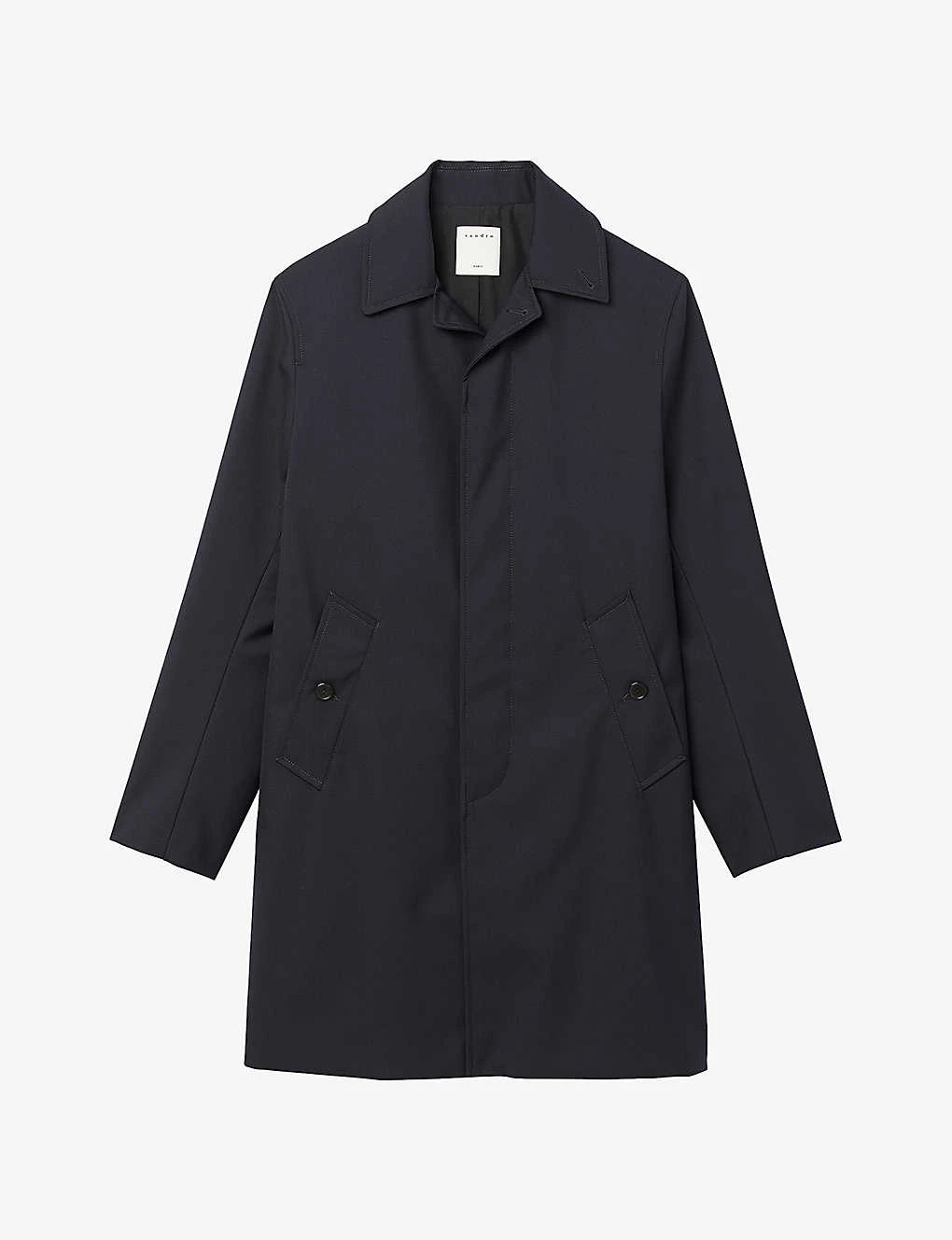 Sandro Collared Waterproof Shell Coat