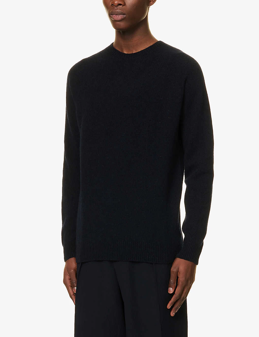 Sunspel Crewneck Regular-fit Wool Jumper - Image 3