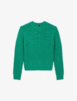 THE KOOPLES Crew-neck Relaxed-fit Wool Jumper