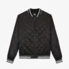 THE KOOPLES Embroidered-tiger Quilted Satin-woven Bomber Jacket