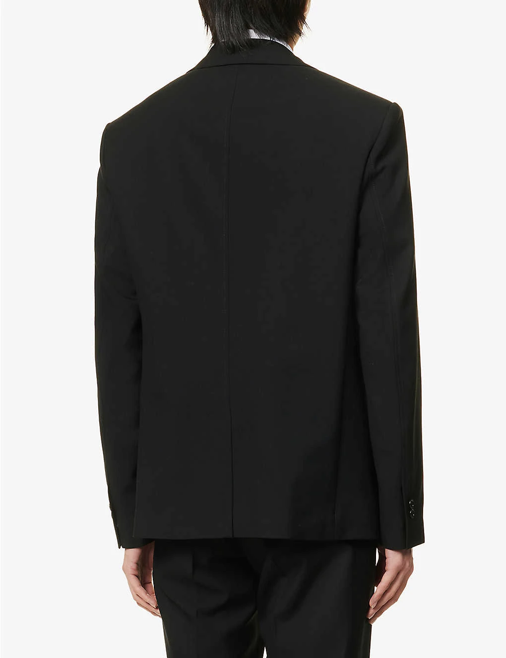 Bottega Veneta Notched-lapel Single-breasted Wool Blazer - Image 4