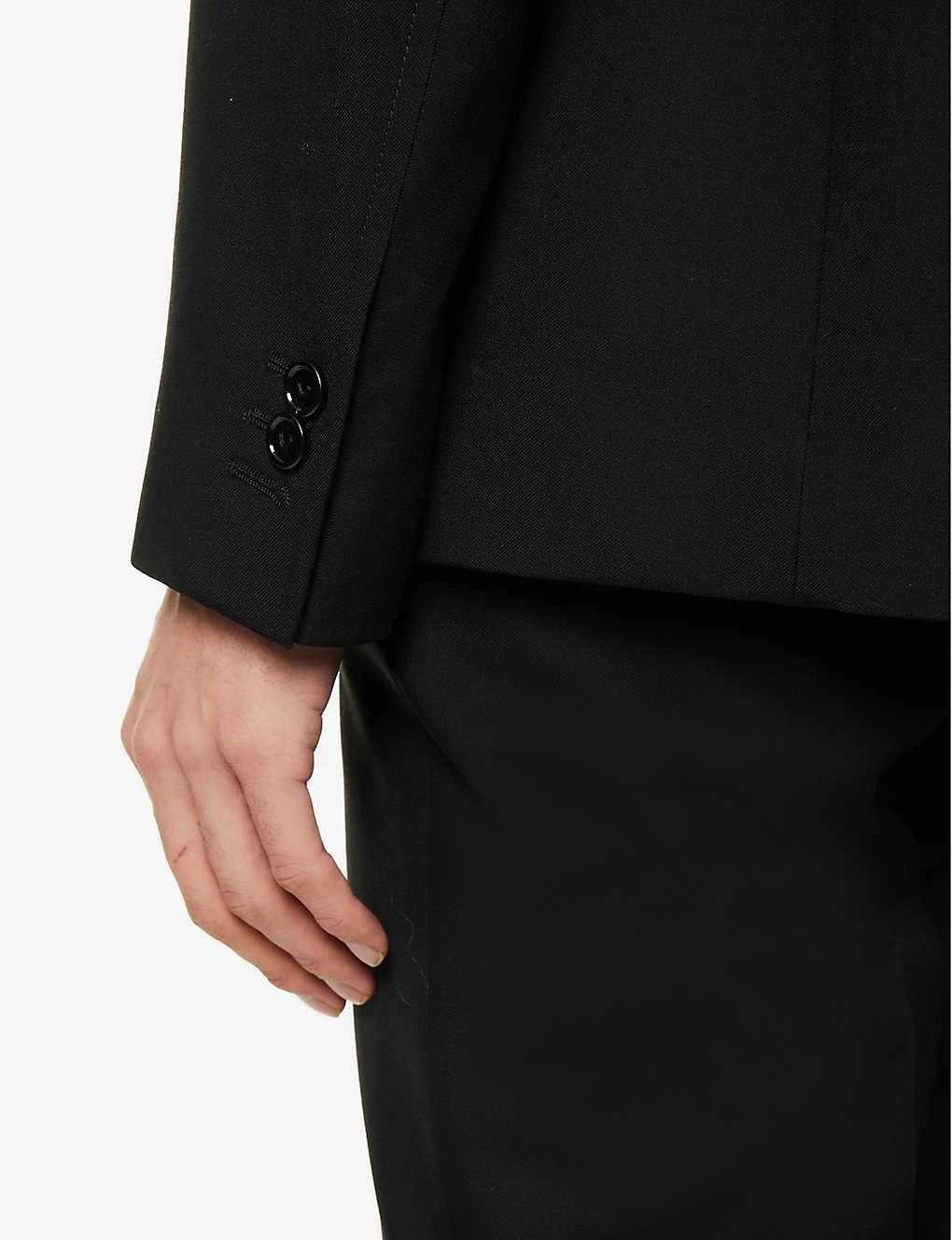 Bottega Veneta Notched-lapel Single-breasted Wool Blazer - Image 5