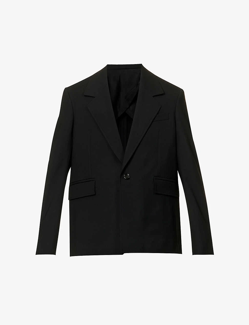 Bottega Veneta Notched-lapel Single-breasted Wool Blazer