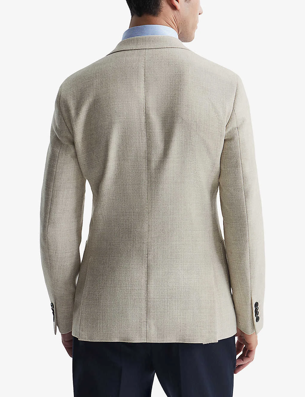 Reiss Attire Slim-fit Single-breasted Wool-blend Blazer - Image 4