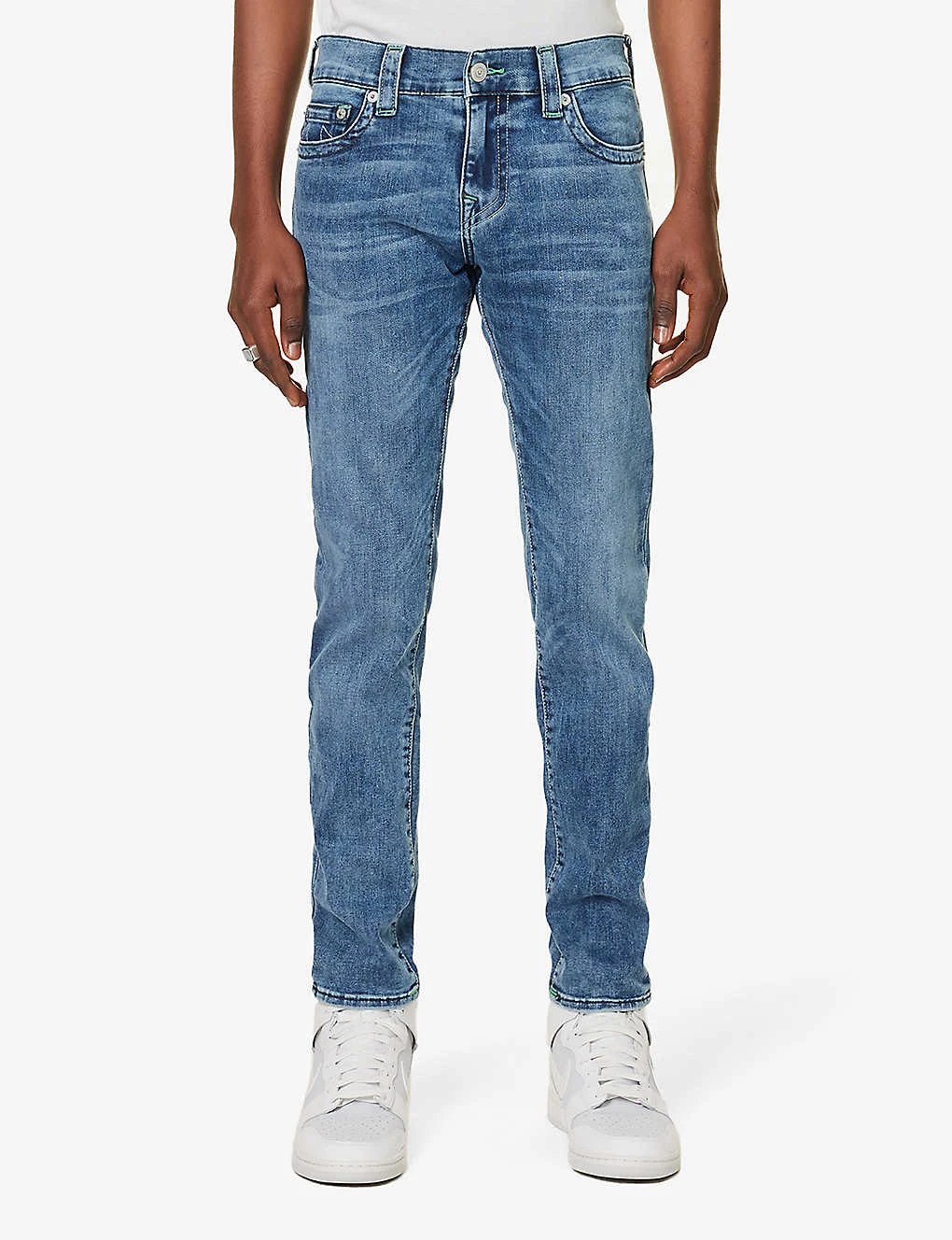 True Religion Ultra Skinny Tapered-leg Slim-fit Stretch-denim Jeans - Image 3