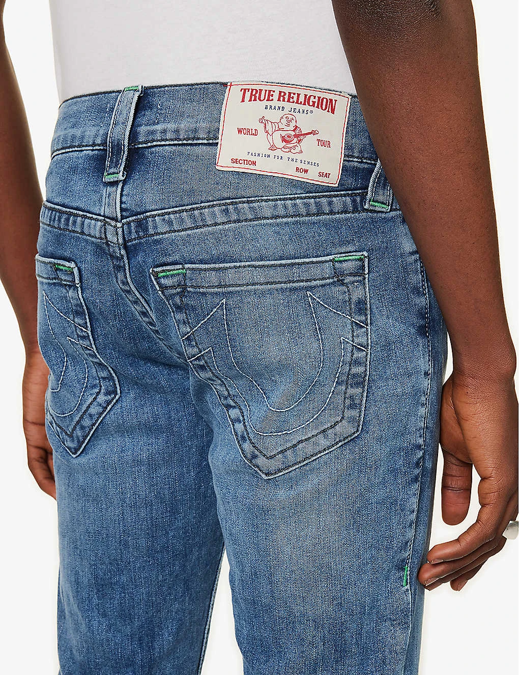 True Religion Ultra Skinny Tapered-leg Slim-fit Stretch-denim Jeans - Image 5