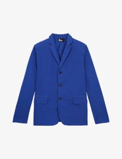 THE KOOPLES Notched-lapels Single-breasted Cotton Jacket