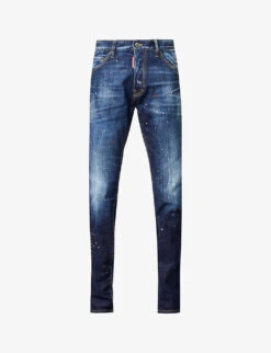 DSQUARED2 Cool Guy Contrast-stitch Slim-fit Stretch-denim Jeans