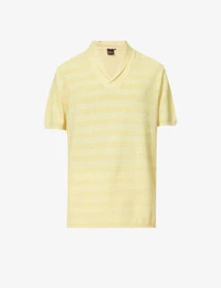 Oscar Jacobson Rolle Short-sleeved Cotton-knit Jumper