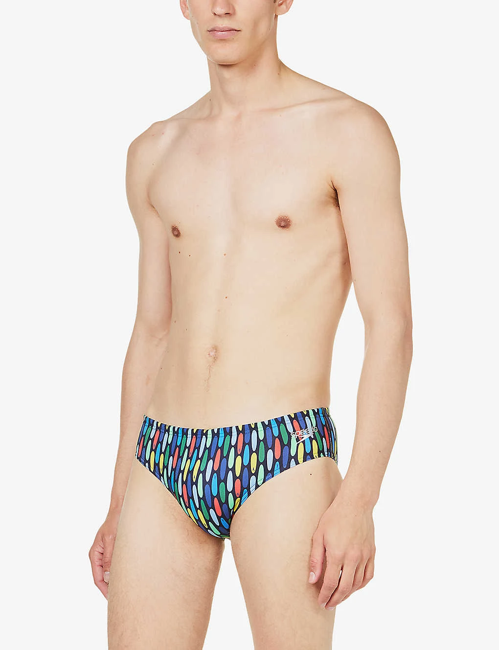 Speedo Allover 8cm Recycled Polyester-blend Swim Briefs - Image 3