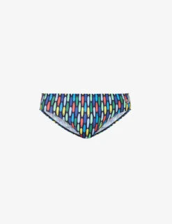 Speedo Allover 8cm Recycled Polyester-blend Swim Briefs