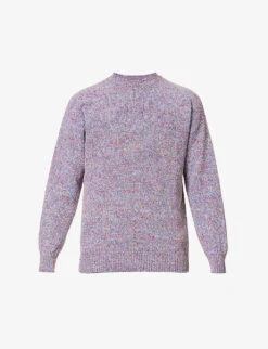 Cool Breeze Dropped-shoulder Cotton-blend Jumper