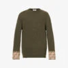 Etro Contrast-weave Crewneck Wool-knit Jumper
