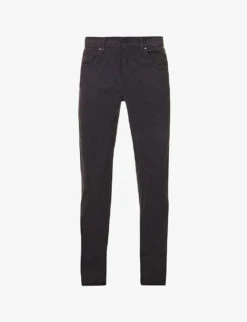 7 For All Mankind Slimmy Slim-fit Tapered-leg Cotton-blend Jeans