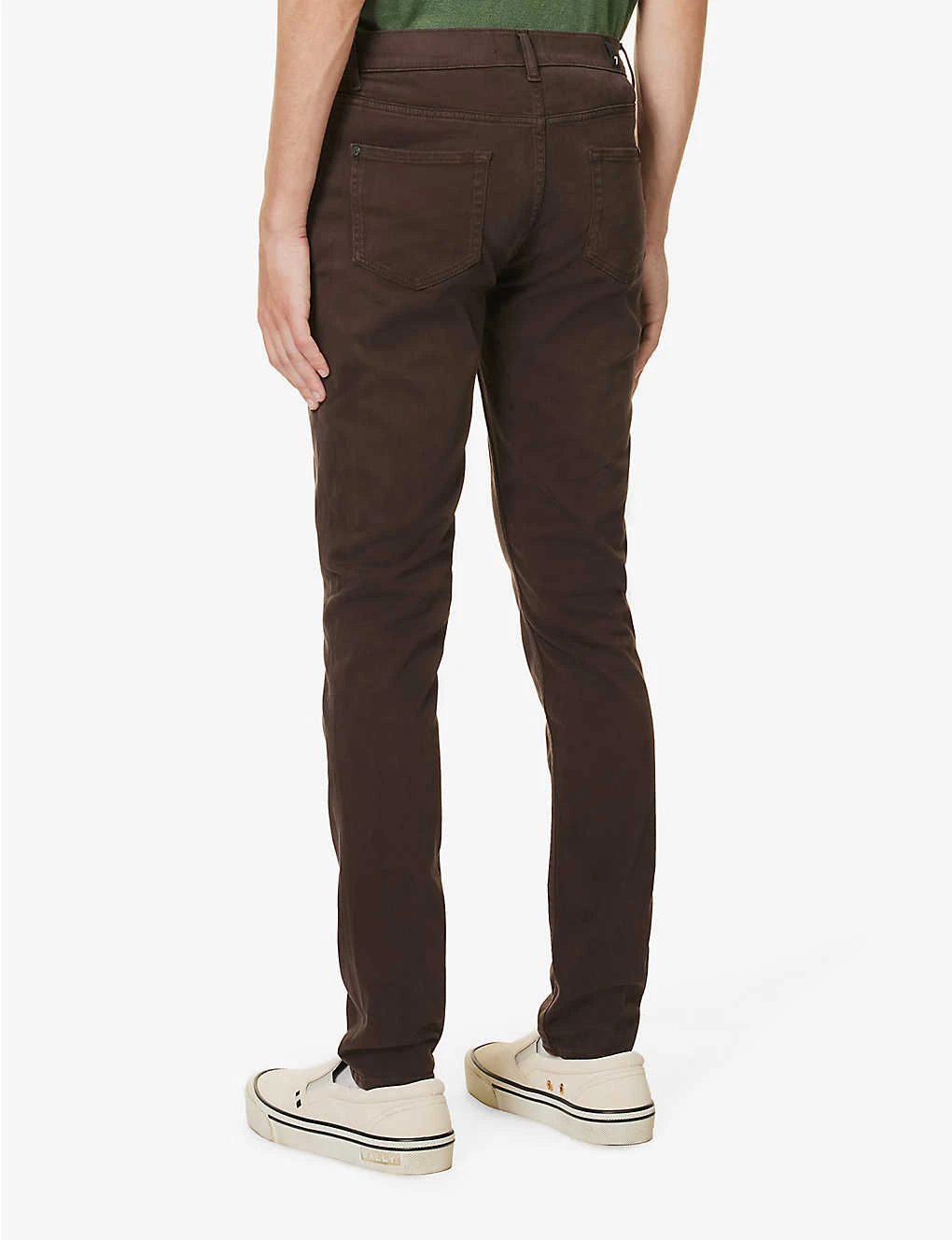 7 For All Mankind Slimmy Brand-patch Regular-fit Stretch-denim Jeans - Image 4