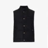 CORNELIANI Funnel-neck Welt-pocket Regular-fit Cashmere Vest