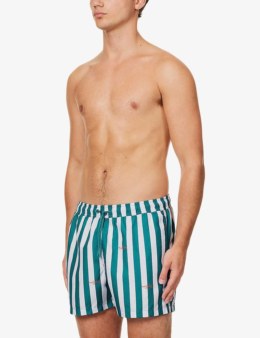 Bjorn Borg Print Striped Swim Shorts - Image 3