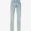 Brand-embroidered Brand-patch Slim-fit Jeans
