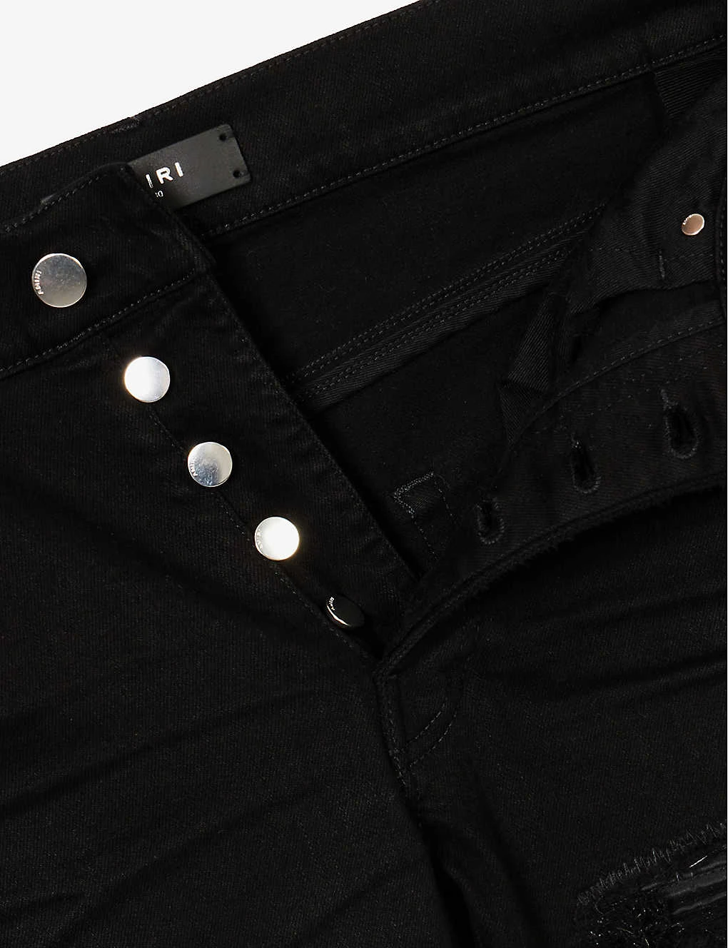 Amiri MX1 Bandana Distressed Straight-leg Jeans - Image 7