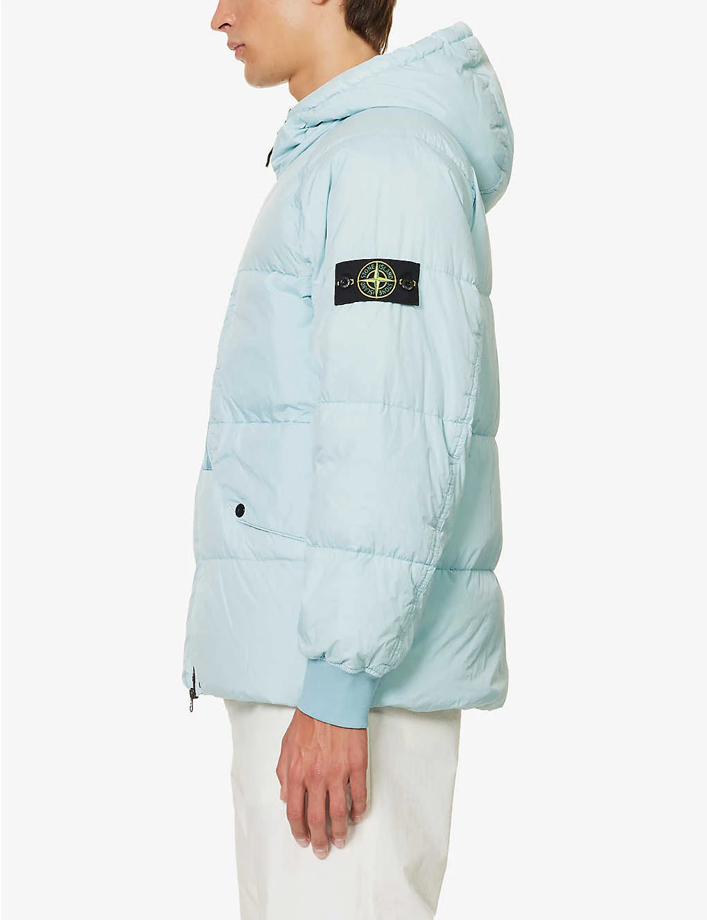Stone Island Crinkle Reps Hooded Padded Shell-down Jacket - Image 3