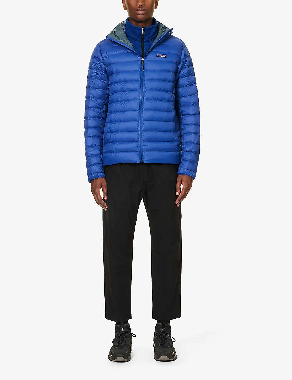 Patagonia Funnel-neck Padded Recycled Nylon-down Jacket - Image 2